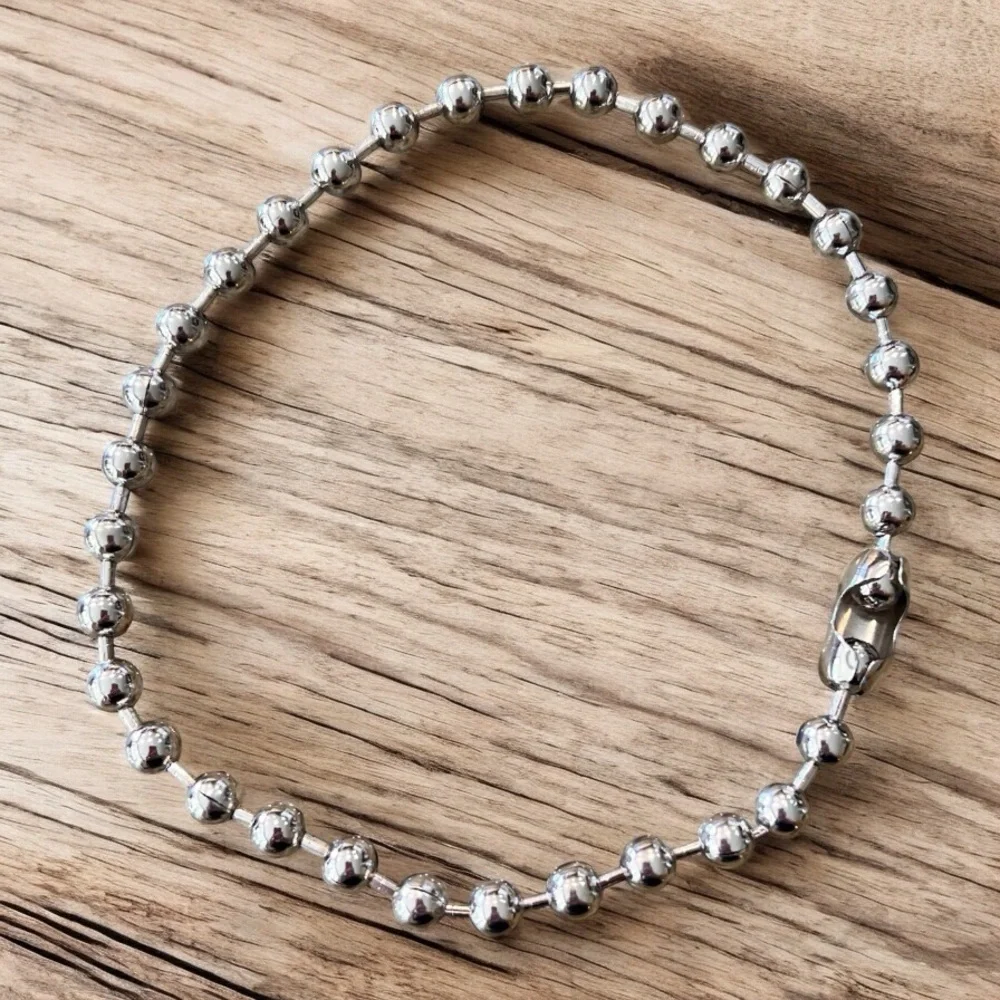 Ball Linked Chain Chunky Choker necklaces modern inspired look 3 different sizes